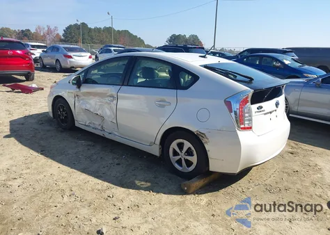2013 Toyota Prius Four из США, поврежденный, VIN JTDKN3DU7D5550216